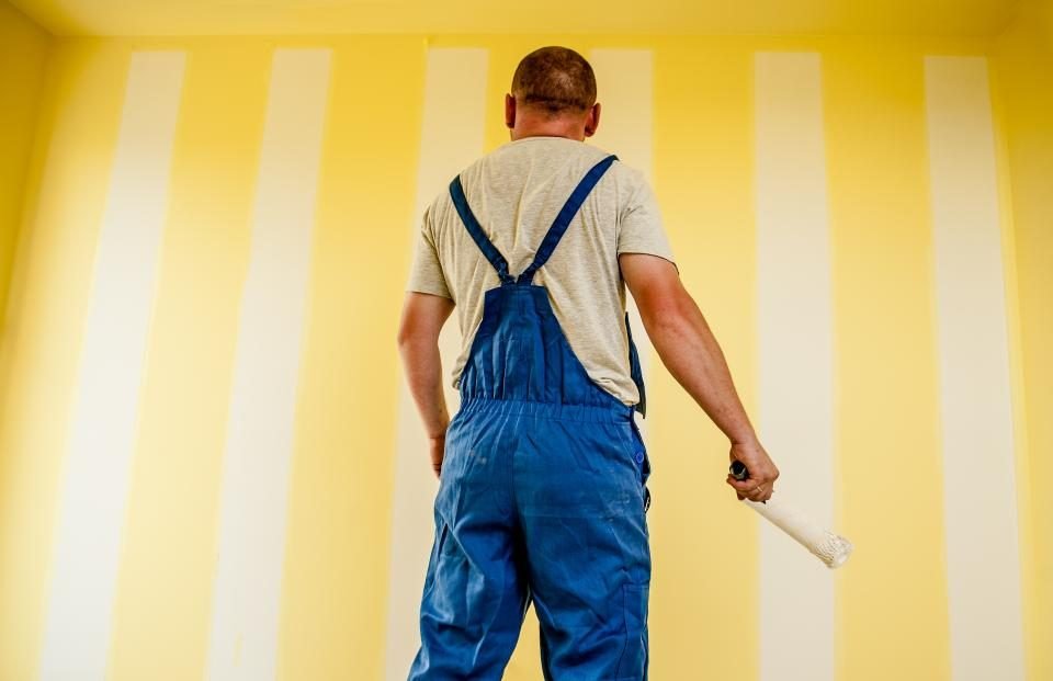 Interior painting in a Naples home