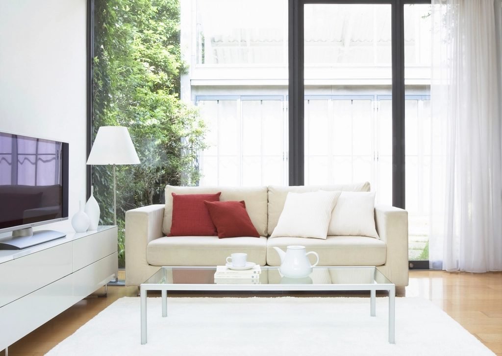 Residential interior after painting work
